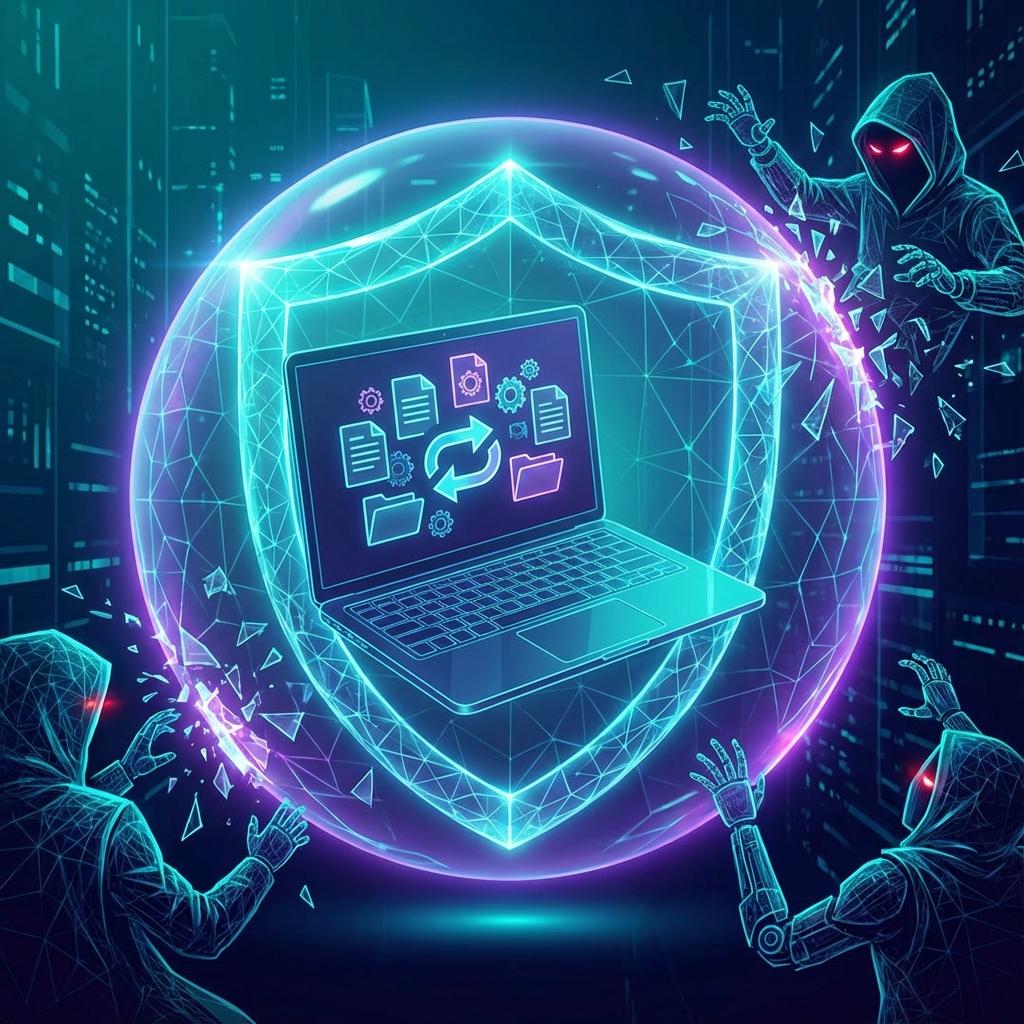 Secure client-side processing illustration